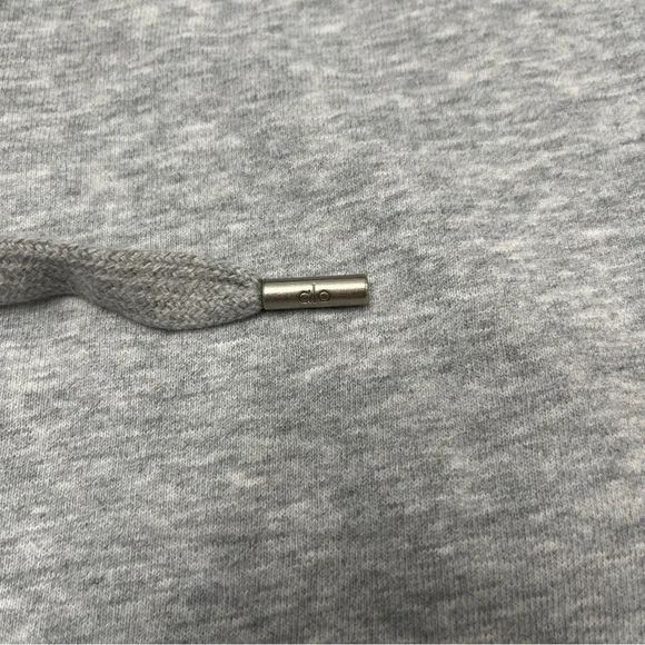 ALO Yoga Unisex Gray Zip-Up Hoodie and Jogger Set - Picture 3 of 16